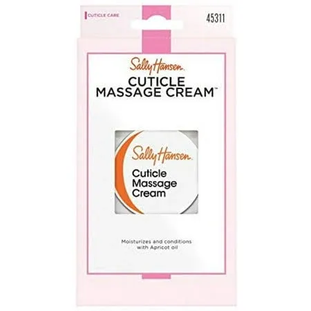 Sally Hansen Cuticle Massage Cream 0.4 Ounce (12ml) (3 Pack)