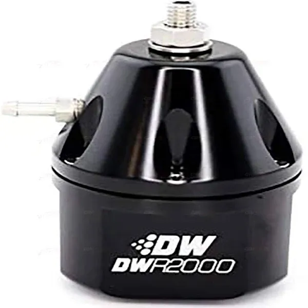 DeatschWerks DWR2000 Adjustable Fuel Pressure Regulator - Black