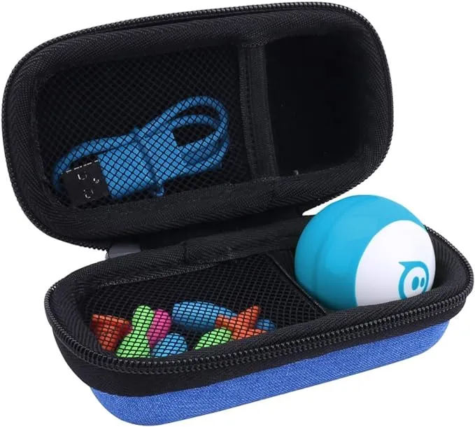 Blue Toy Case Fits Sphero Mini App Controlled Robot Ball Kit in Handheld Storage Space - INCLUDES CASE ONLY