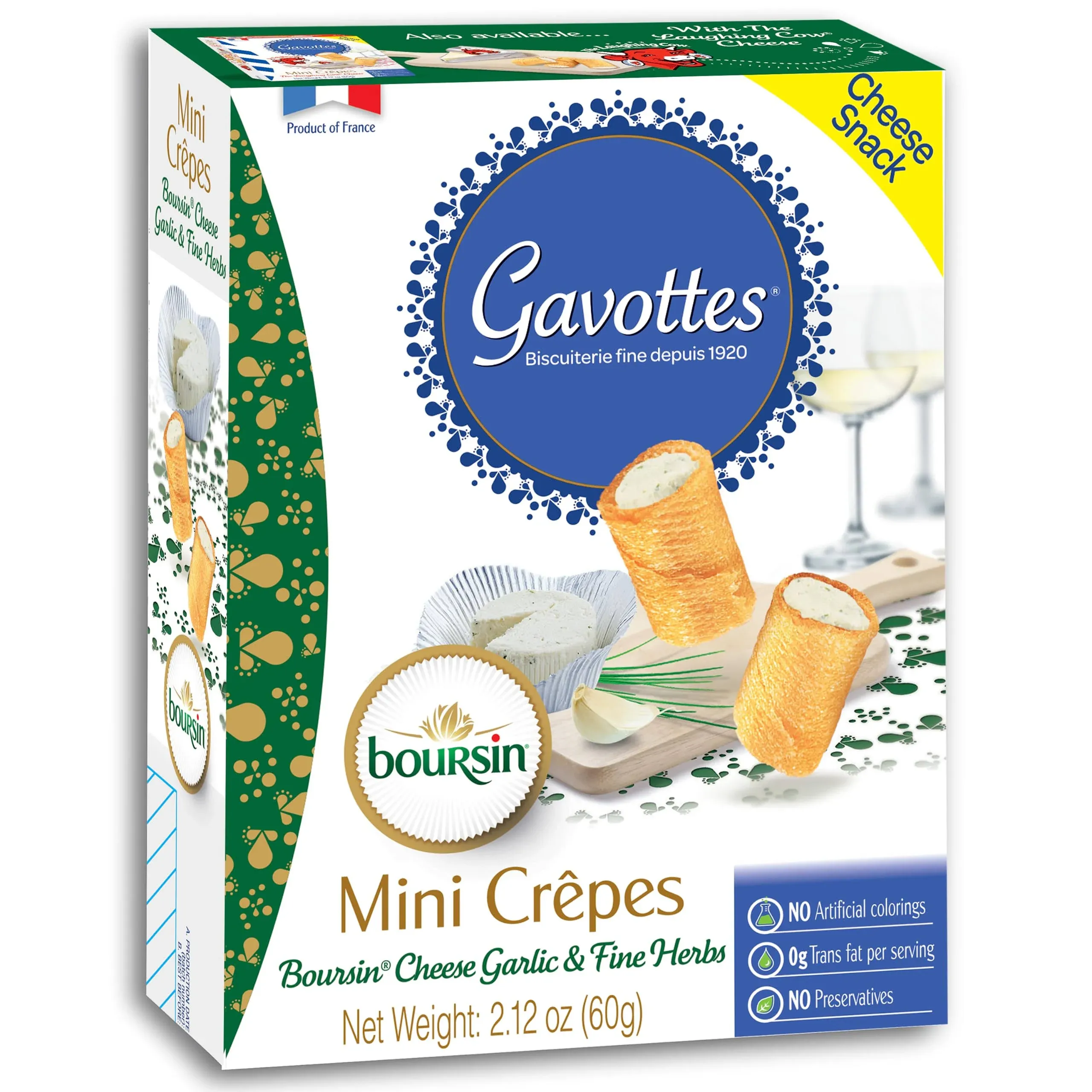 Gavottes Crispy Crêpes Filled with Basil Pestocrepes Fourrees