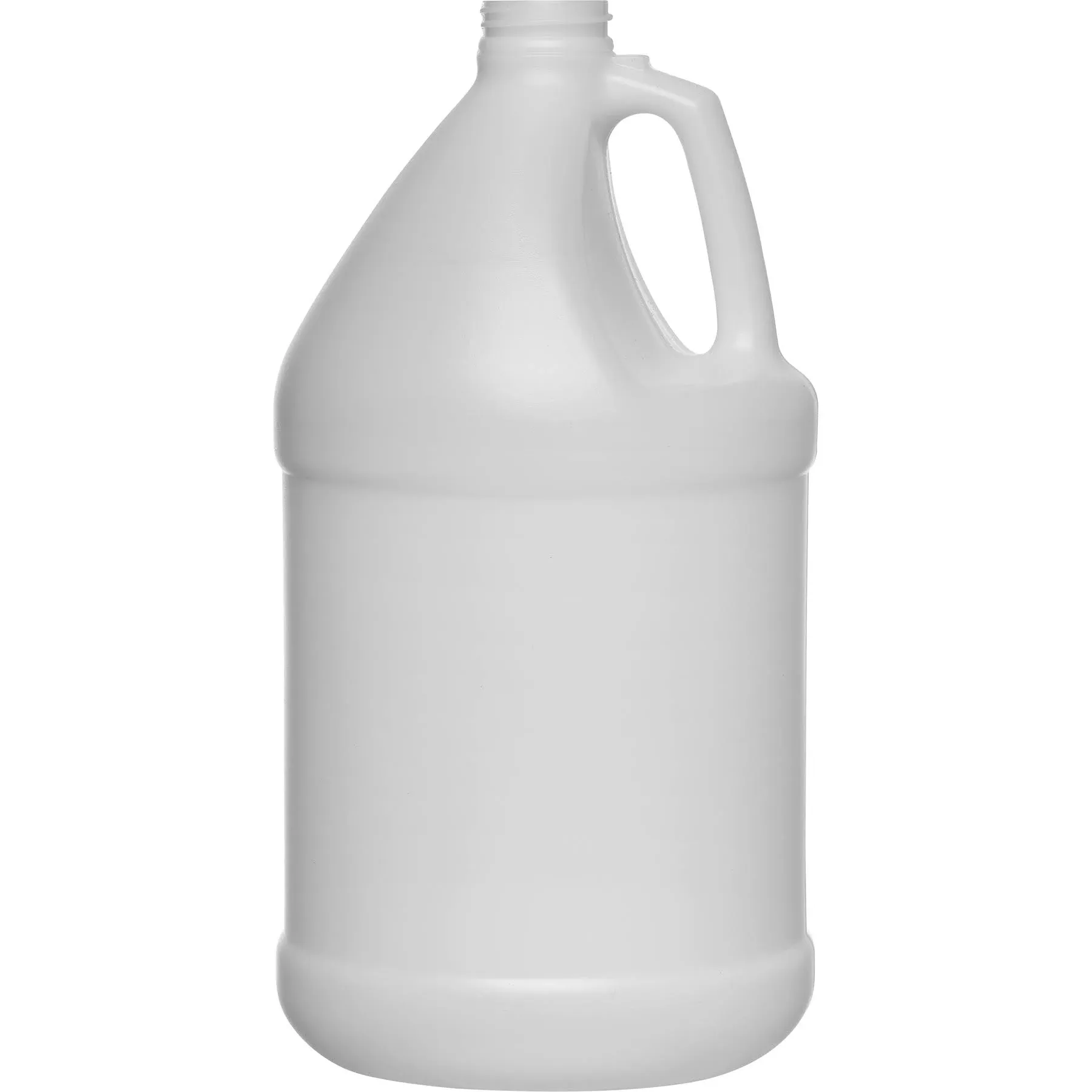 Hudson Exchange HDPE Plastic Jug with Caps Natural 1 Gal Round 4 Piece