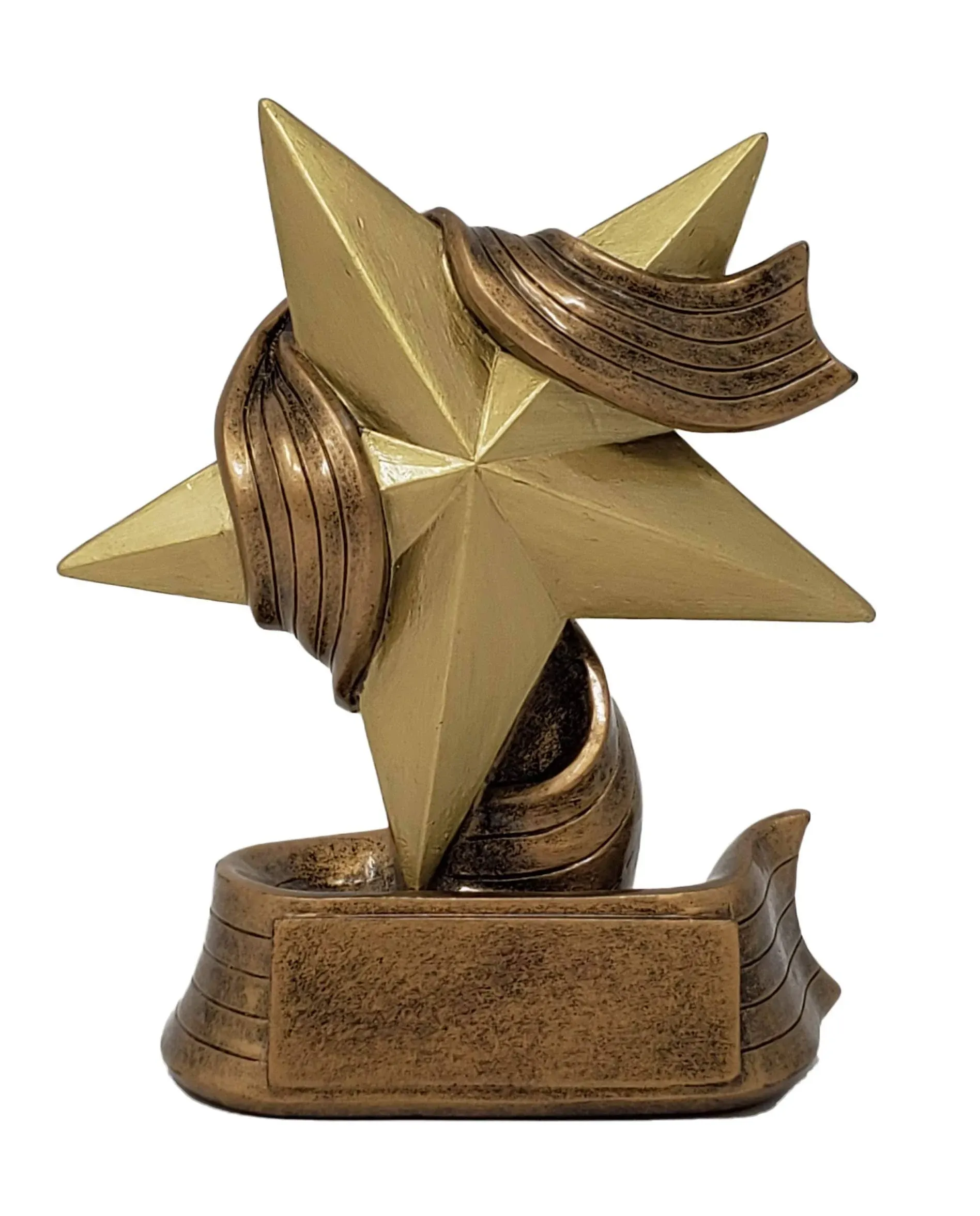 Star Trophy Gold Star Award Employee Superstar Recognition 5 inch Tall