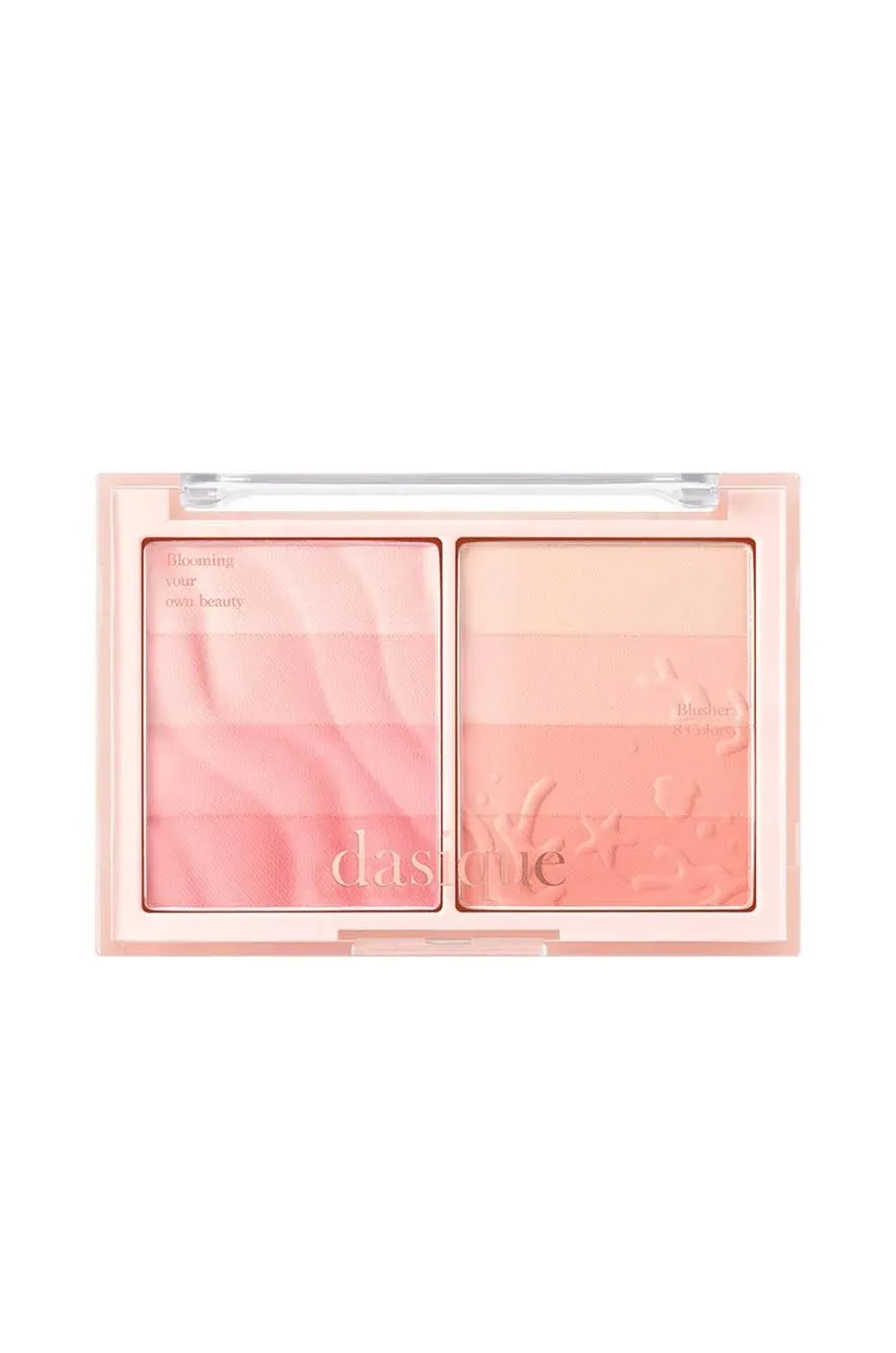 "Official" Daisy Blending Mood Cheek Blending Mood Cheek / Blusher Palette / 4 Color Brasher / Yeve/Brevet / Warm Tone & Cool Tone / Cheek Palette (#01 Summer Coral)