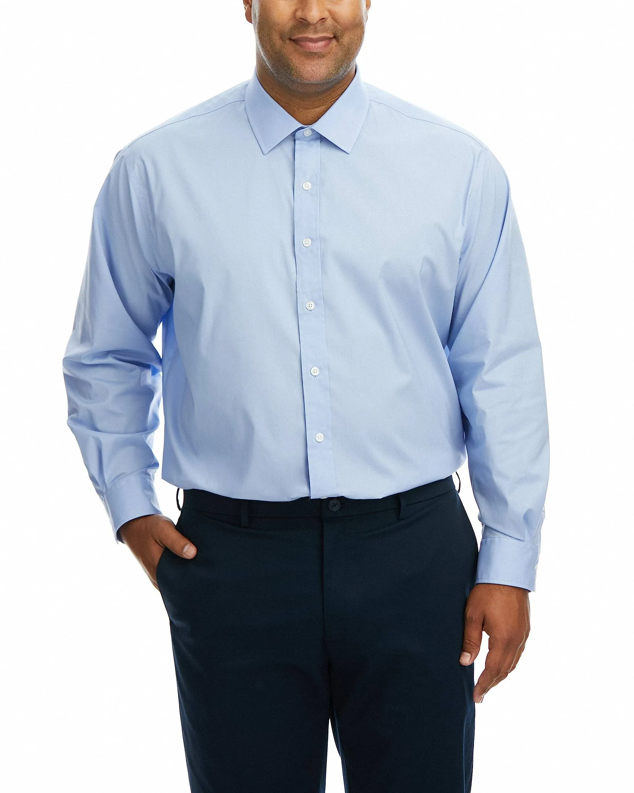 Big & Tall Haggar Premium Comfort Wrinkle Resistant Dress Shirt