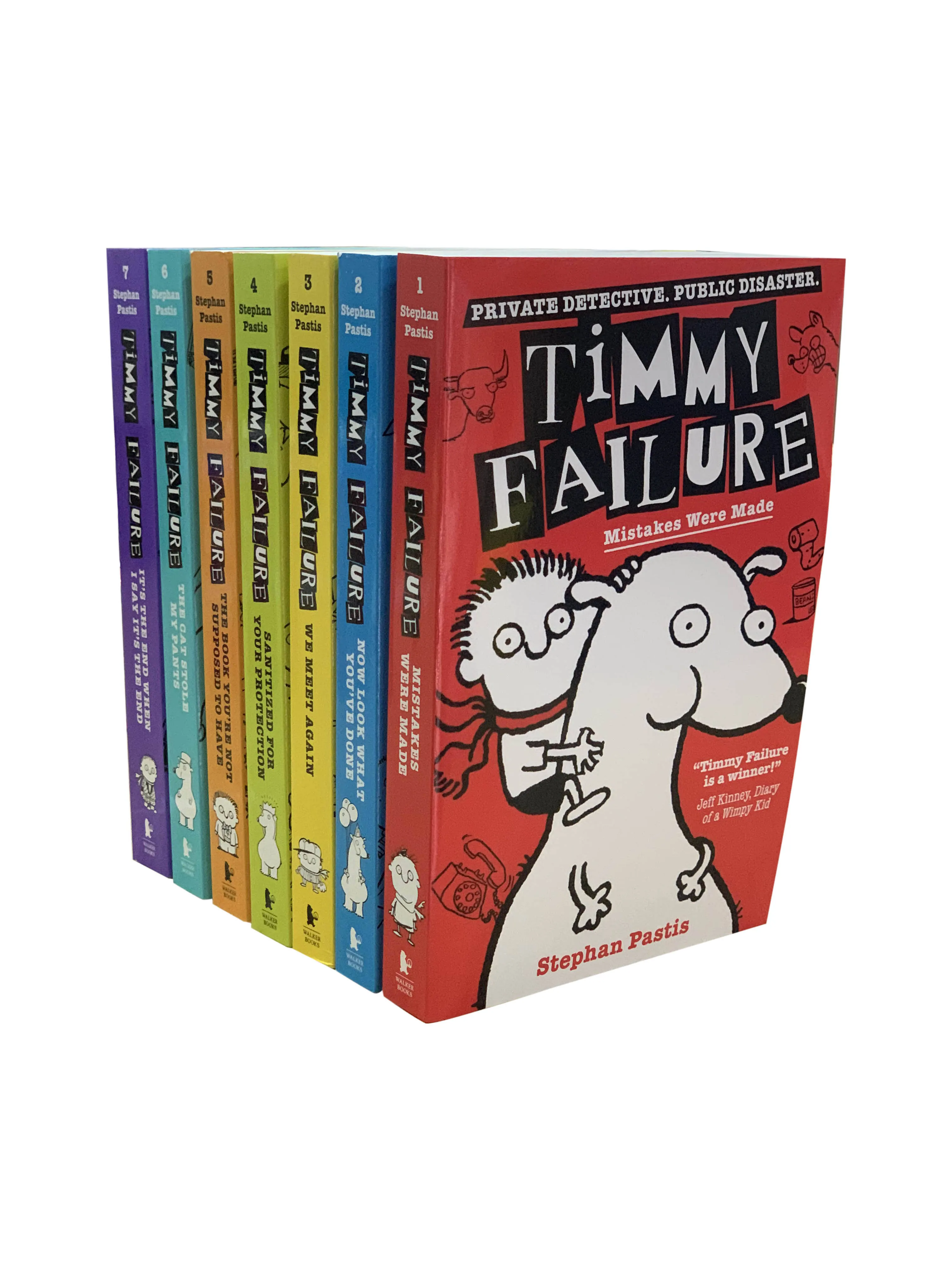 Timmy Failure's Finally Great 7 Books Collection Boxed Set by Stephan Pastis