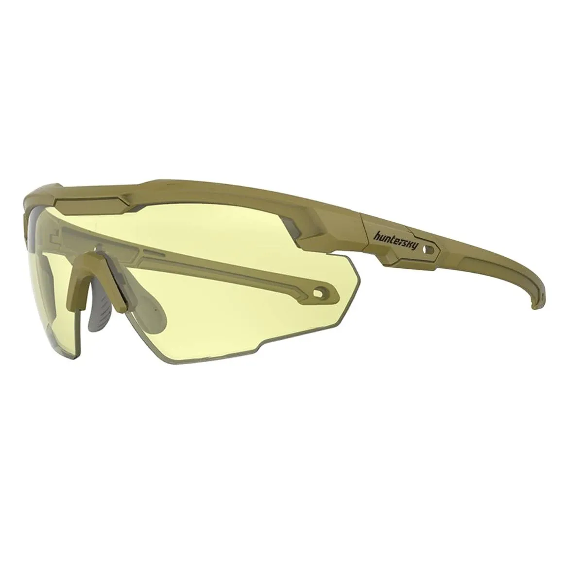 HUNTERSKY HTS Shooter Glasses S57, Shooting Glasses Over Eyeglasses Shooting ...