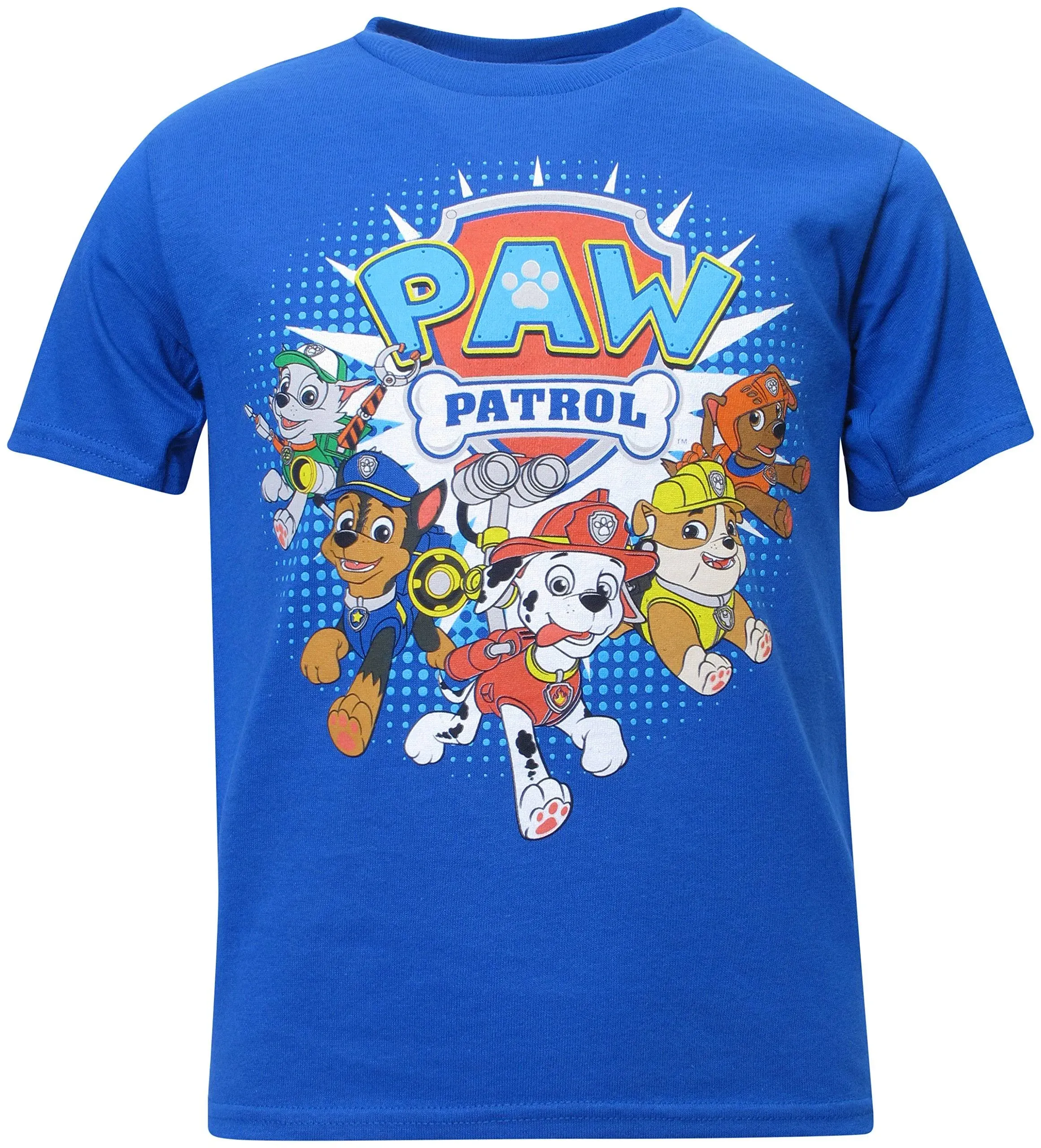 PAW Patrol Baby-Boys Toddler Group Short Sleeve T-Shirt