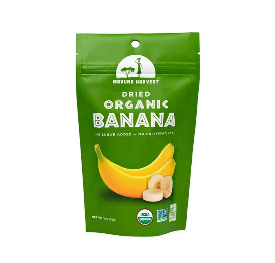 Mavuno Harvest, Organic Dried Banana, 2 oz (56 g)