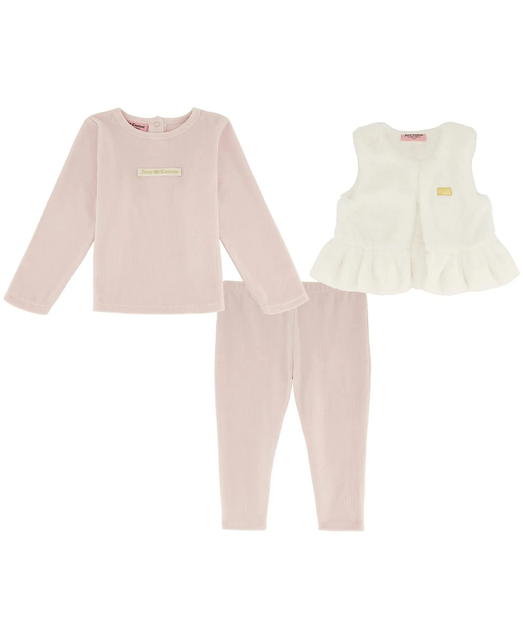 Juicy Couture 3PC Vest Set