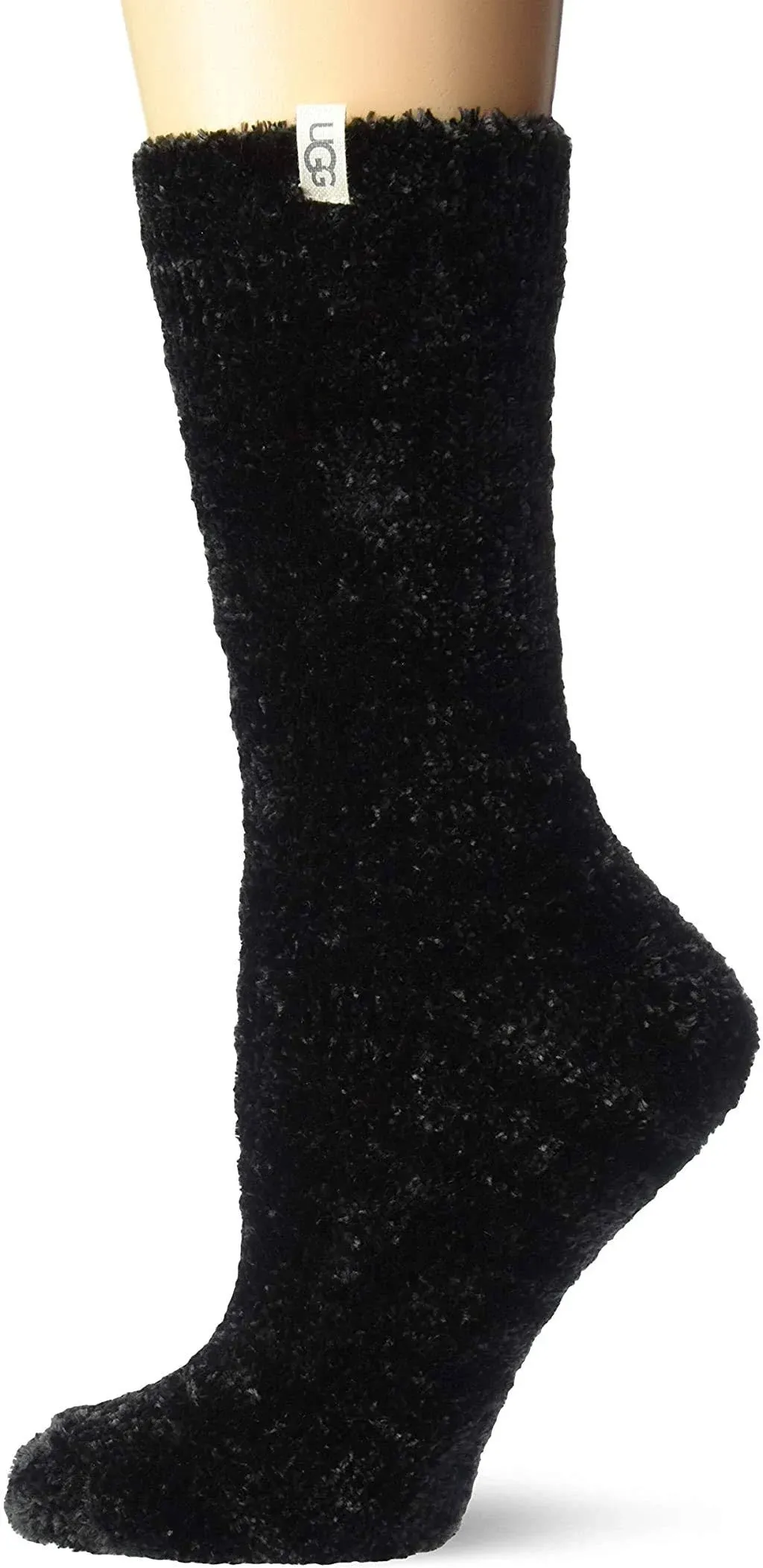 UGG Women's Leda Cozy Sock Polyester In Black