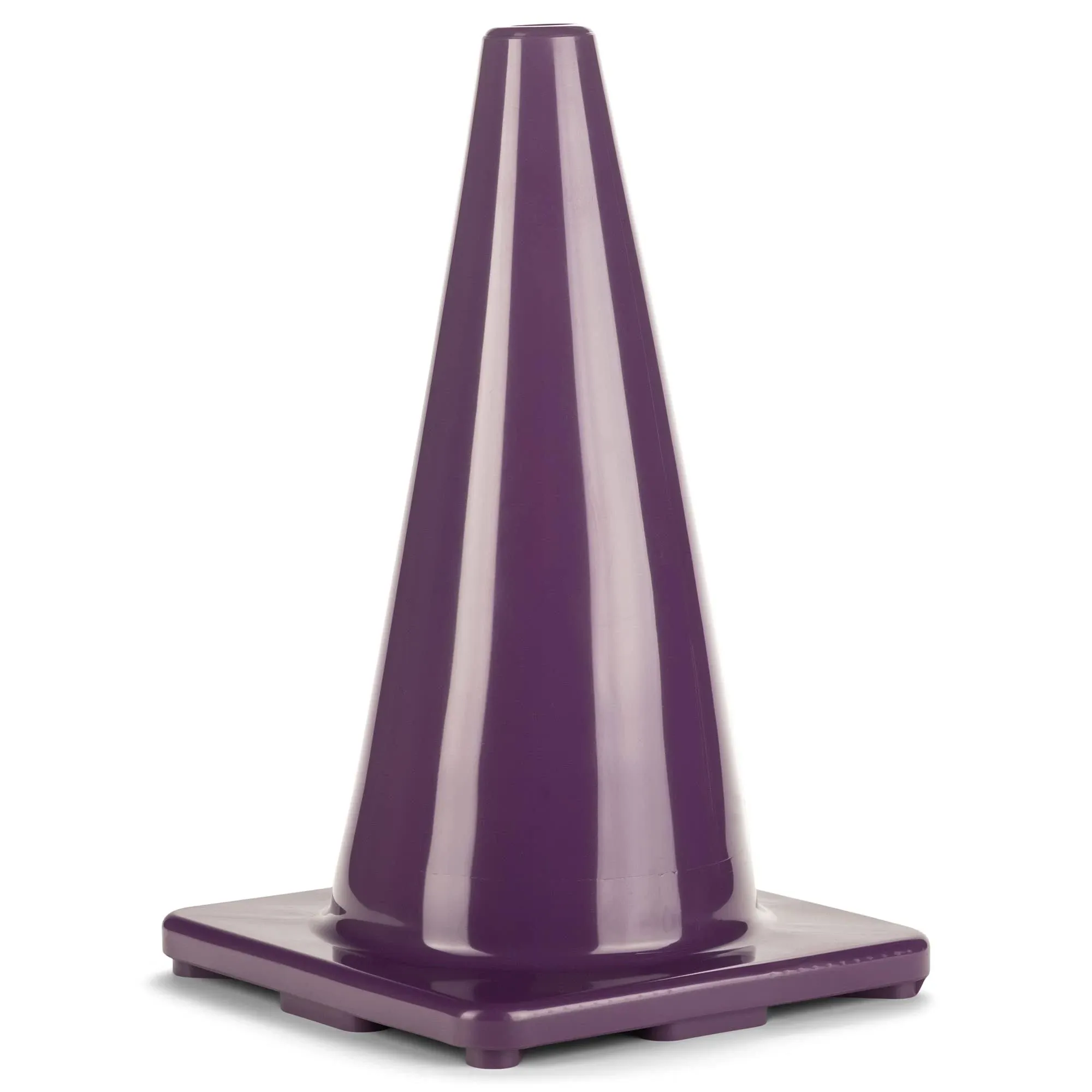 18 inch high visibility flexible vinyl cone