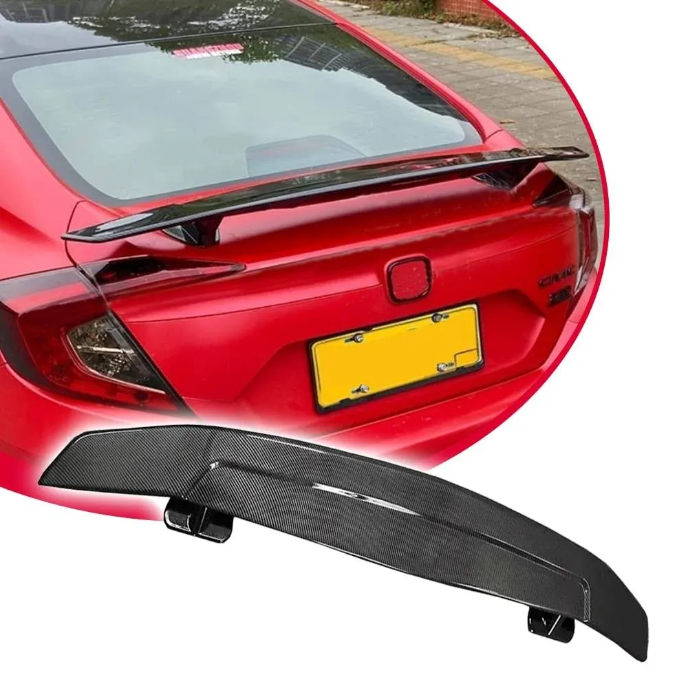 Acmex 46 7inch Universal Rear Spoiler GT Style ABS Racing Wing Lightweight Carbon ...