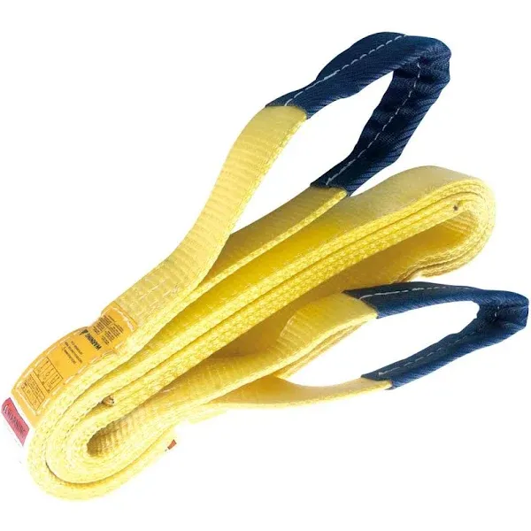 2" x 3' Nylon Lifting Sling Lifting Tow Strap Eye & Eye 2 Ply N2P2X3