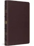 ESV Large Print Thinline Reference Bible (Top Grain Leather, Brown): English Standard Version Large Print Thinline Reference Bible Top Grain Leather Brown