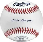 Rawlings RLLB1 Little League Competition Grade Youth Baseballs, 6 Count