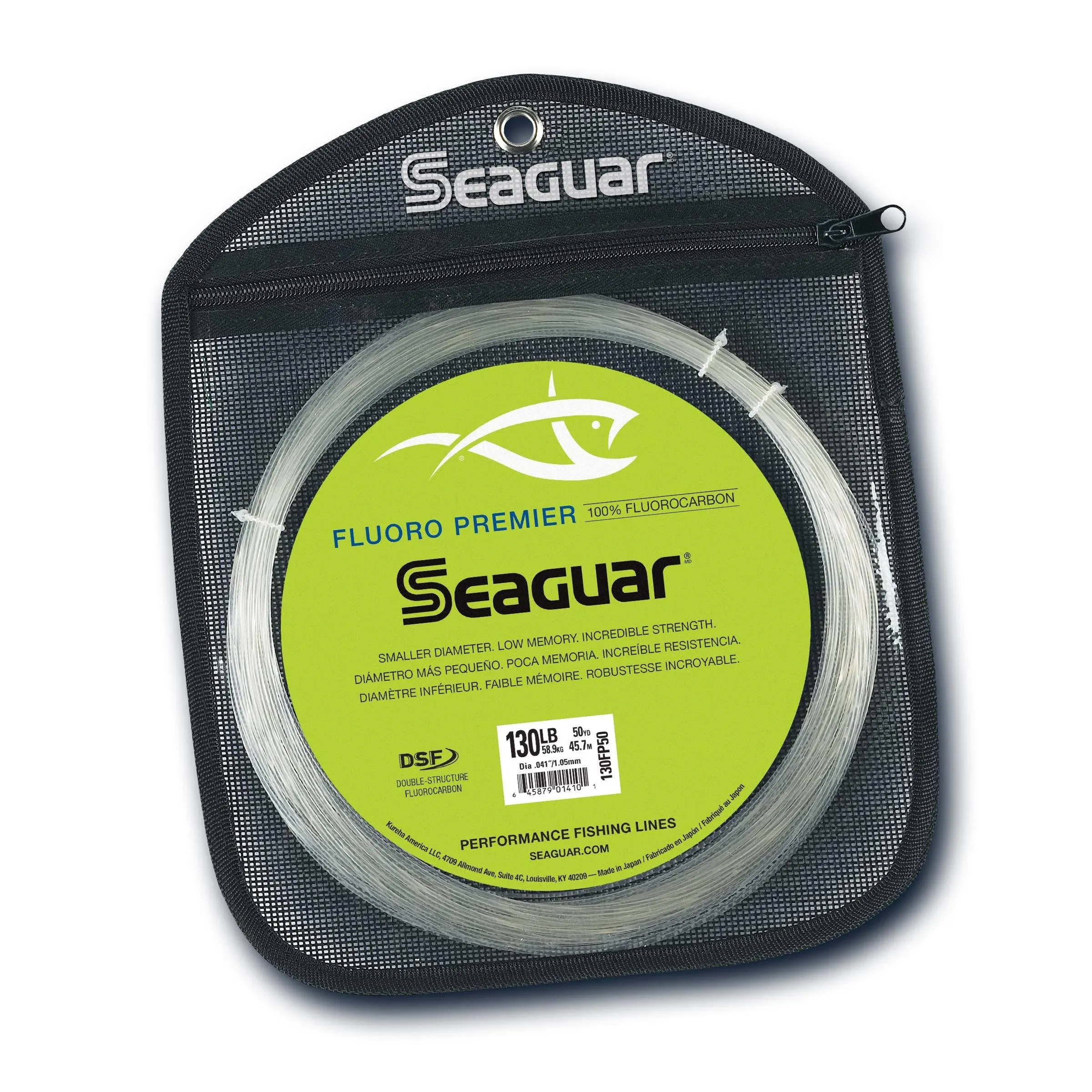 Seaguar Fluoro Premier 100% Fluorocarbon Leader 25 yds 130lb