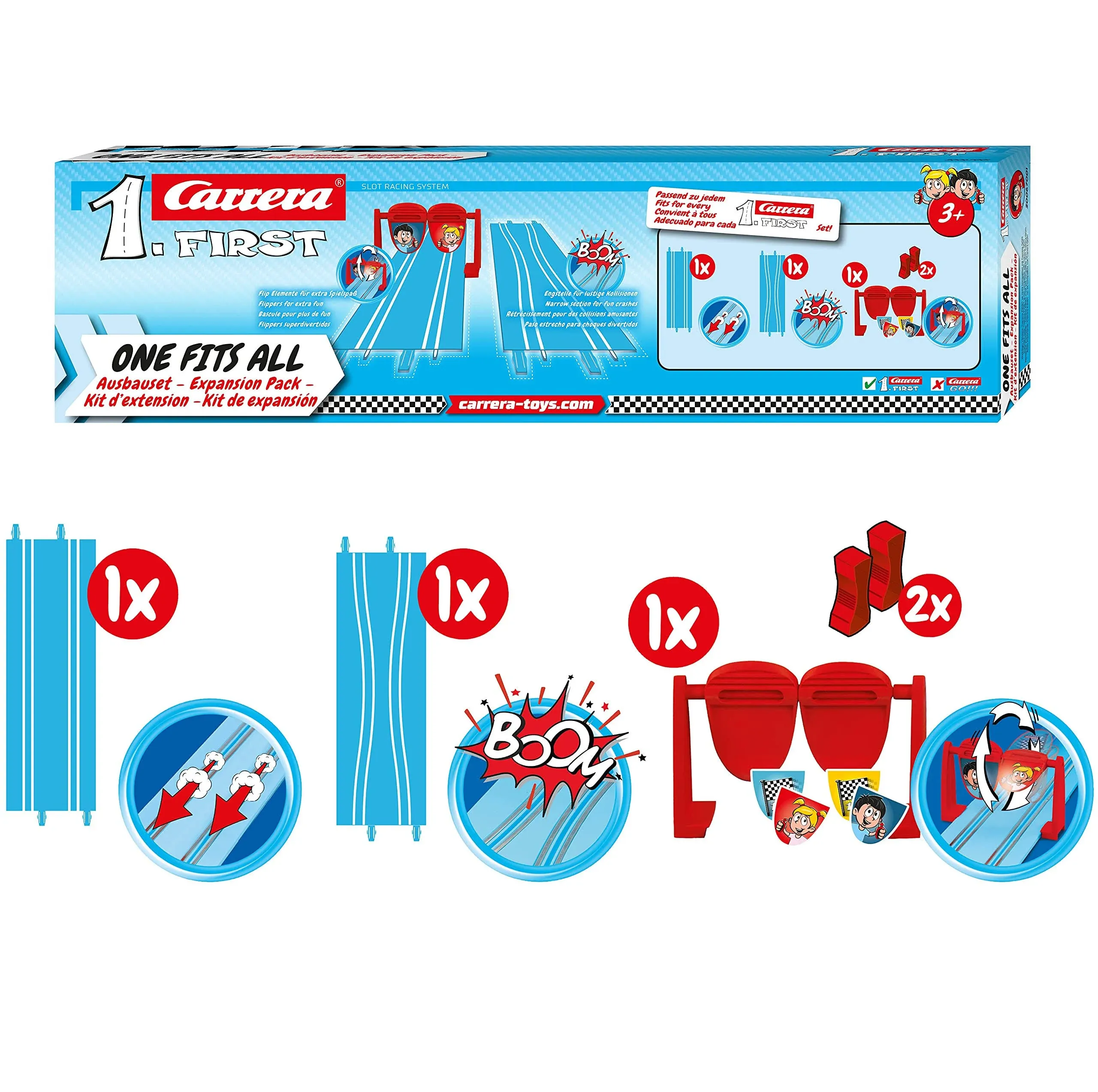 Carrera 1 First One Fits All Slot Racing Expansion Pack