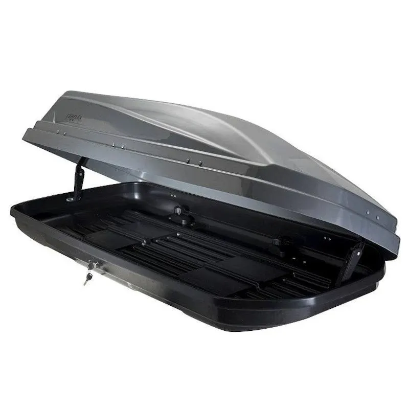 Perflex Exclusive Roof Cargo Box Large 17.7 Cu Ft Car Top Carrier Travel (Black)