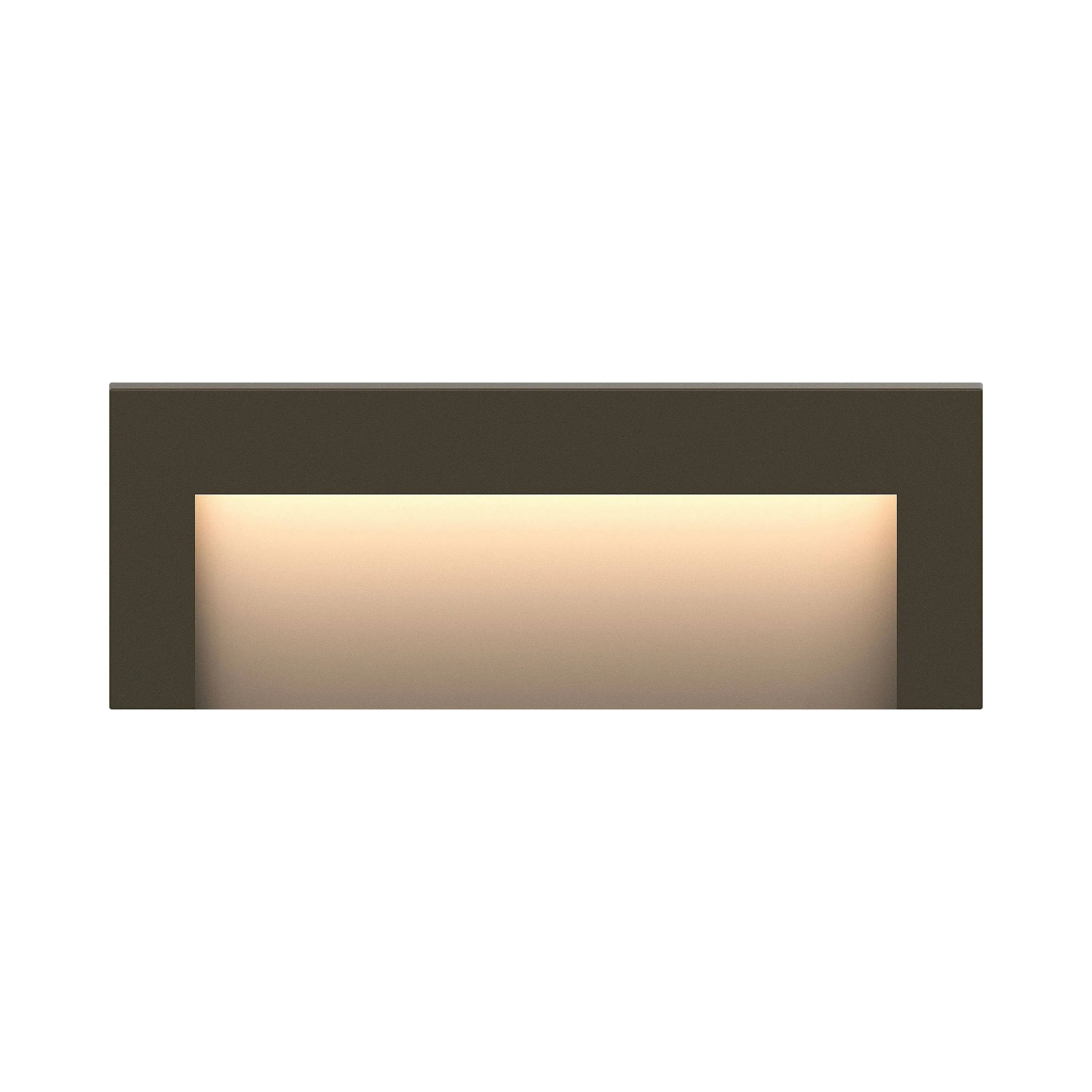 Taper 8&quot; Wide Bronze LED Horizontal Outdoor Deck Step Light