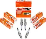 Autolite 104 Copper Resistor Automotive Replacement Spark Plugs (4 Pack)