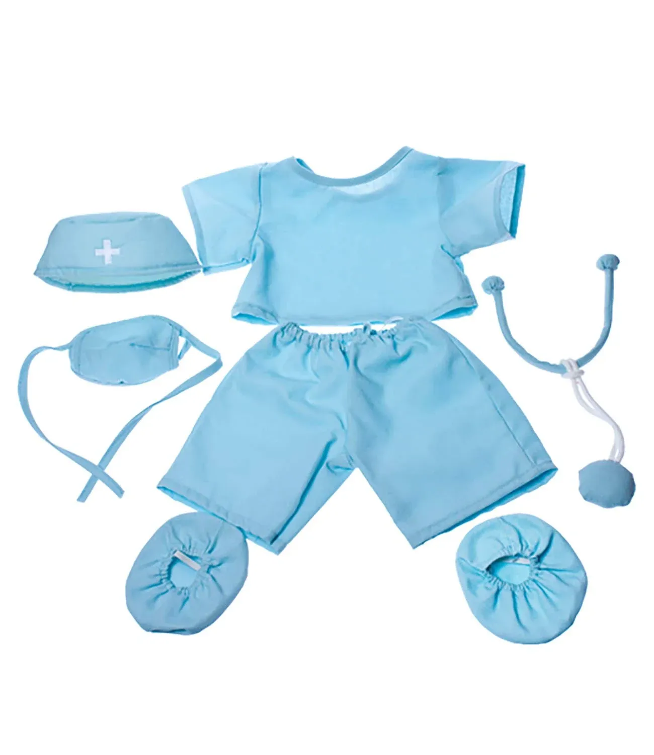 Doctor Scrubs Outfit Teddy Bear Clothes Fits Most 14 inch - 18 inch Build-A-Bear ...