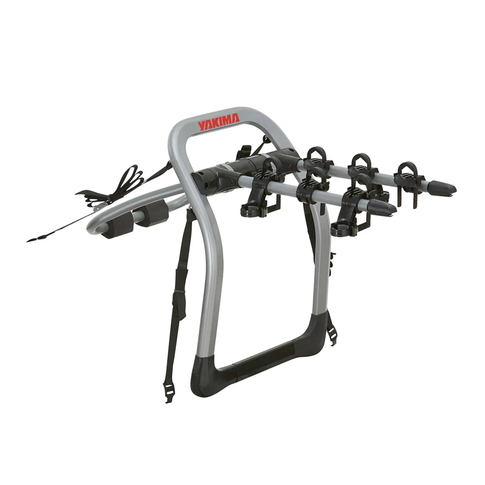 Yakima HalfBack 3 Bike Trunk Bike Strap Rack with ZipStrips, Gray/Black (Used)