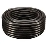 TEKTUBE 3" Dia. X 25' - Black Schedule 40 Ultra Flexible PVC Pipe - Made in The USA