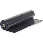 Farm Plastic Supply - Black Plastic Sheeting - 10 Mil - (20 x 100) - Black Plastic Tarp, Polyethylene Vapor Barrier Plastic Shee