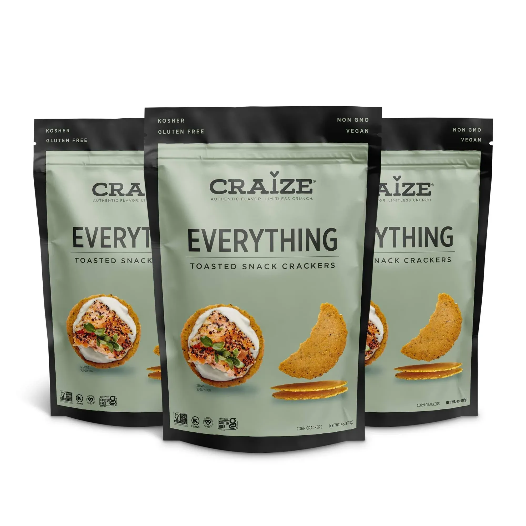 Craize Everything Crisps Gluten Free Vegan Kosher