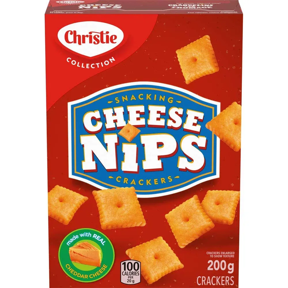 Christie Ritz Cheese Nips Crackers, 200g/7.1oz {Imported from Canada}