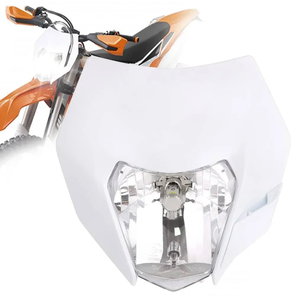 AnXin Dirt Bike Headlight,Motorcycle Headlight Headlamp Universal for SX SXF XC ...