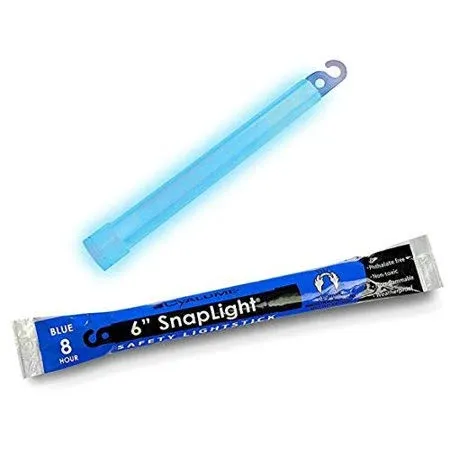 Cyalume-9-00723 Snaplight Blue Light Sticks - 6 inch Industrial Grade, High ...