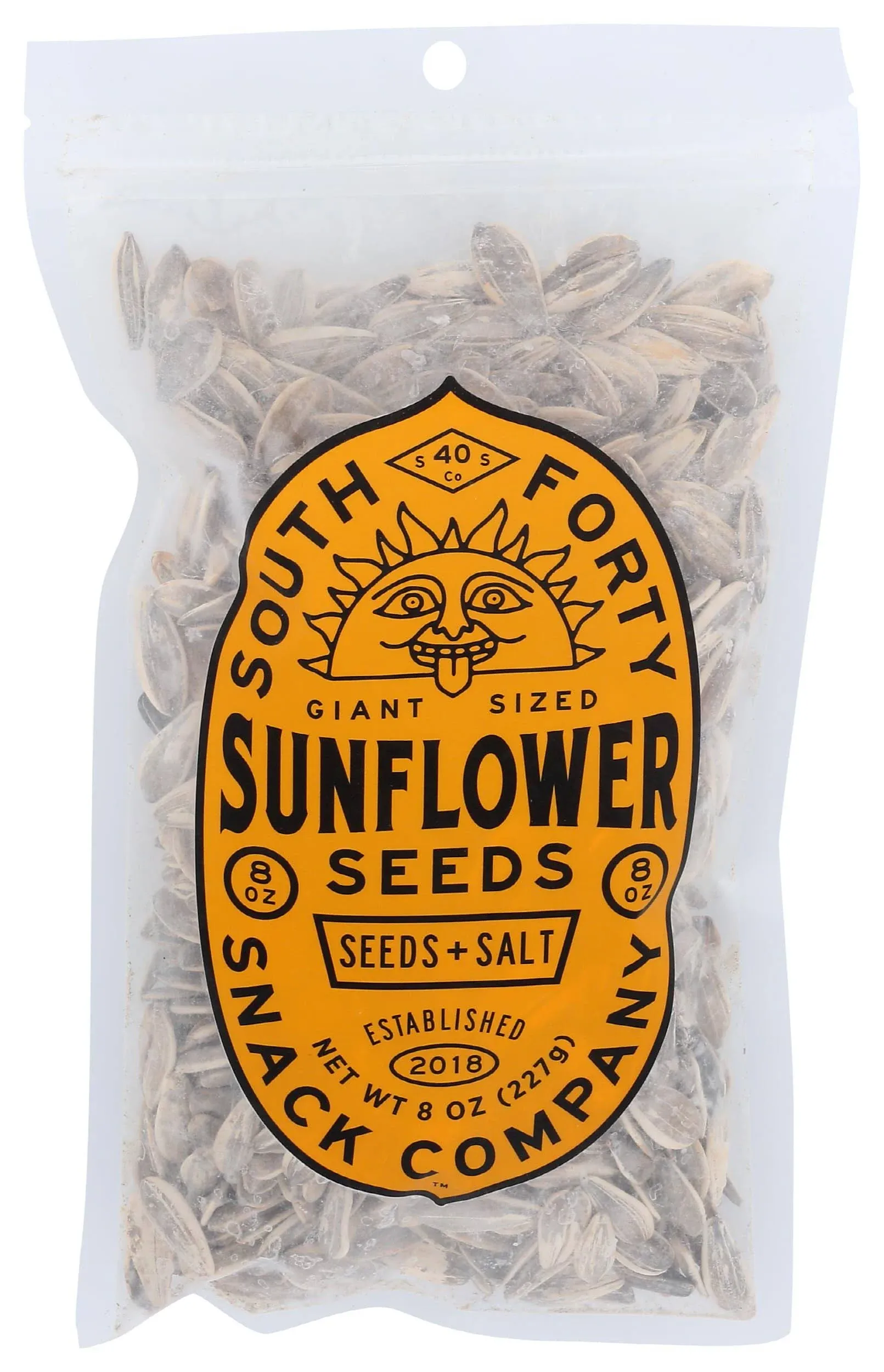 South Forty Snack Sunflower Seeds, Giant Sized - 8 oz