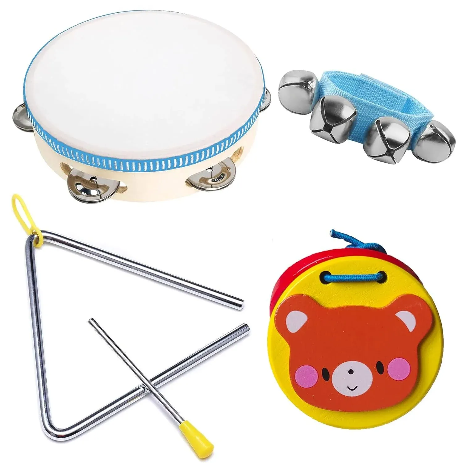 Great Choice Products Toddler Musical Instruments Set, Baby Wooden Percussion ...