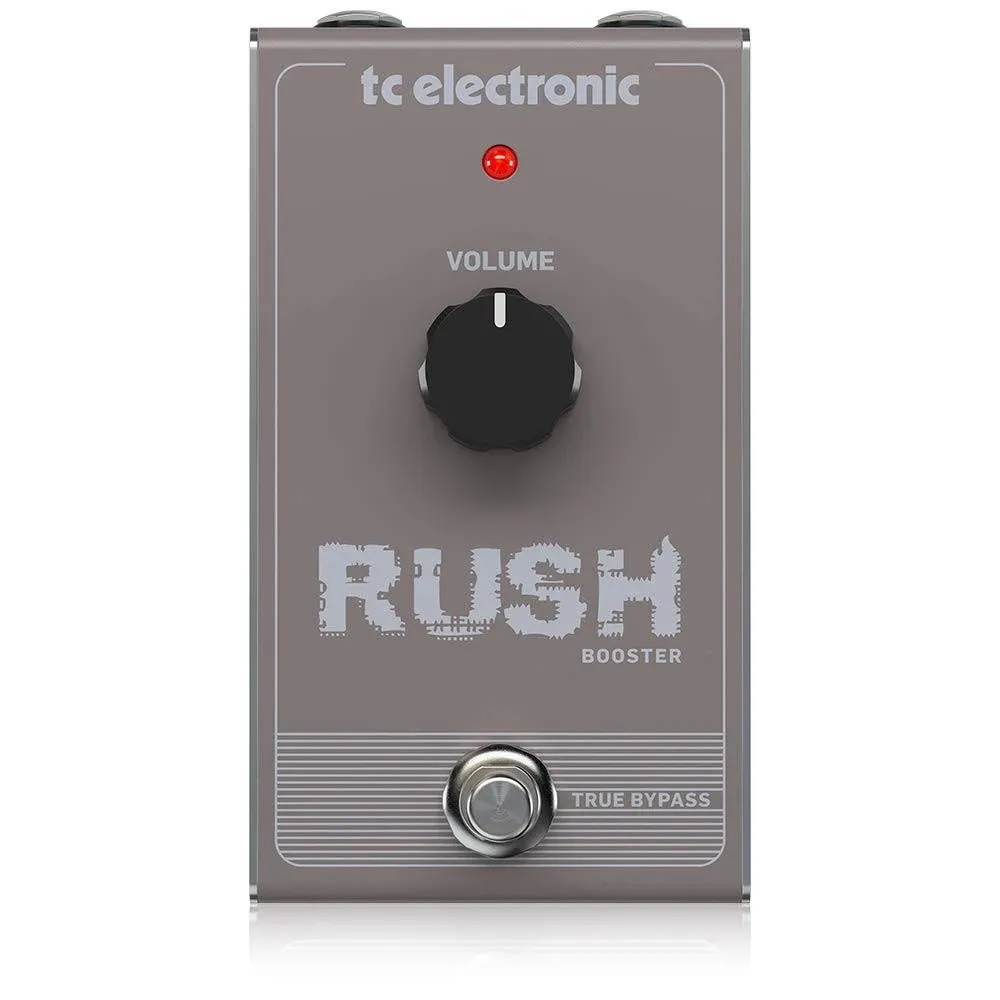 TC Electronic Rush Booster Guitar Effects Pedal Clean Boost