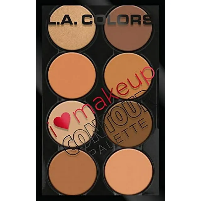 L. A. Colors I Heart Makeup Contour Palette - Medium to Deep