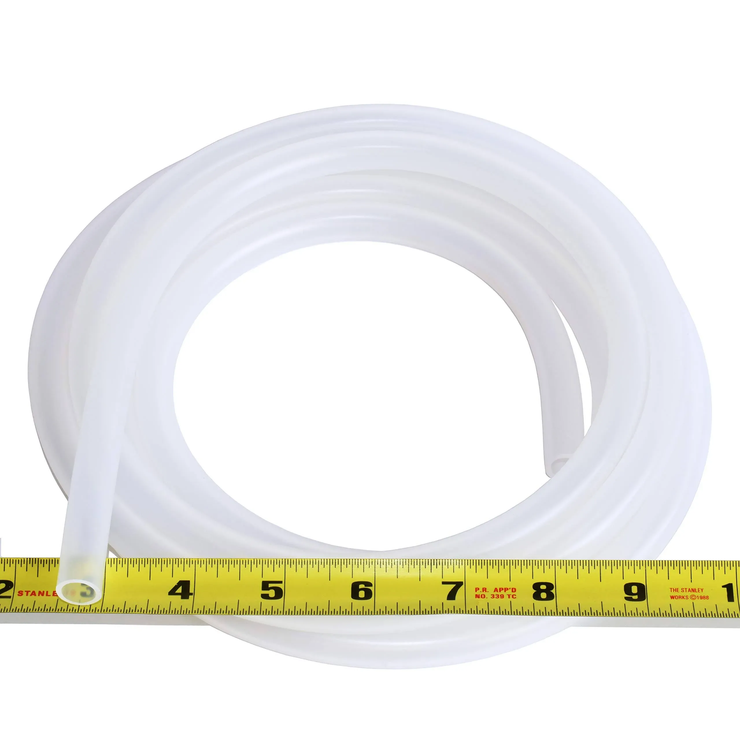 Pure Silicone Tubing - 3/8&#034; ID X 1/2&#034; OD - High Temp Kink-Free Hose Tube 500F (5