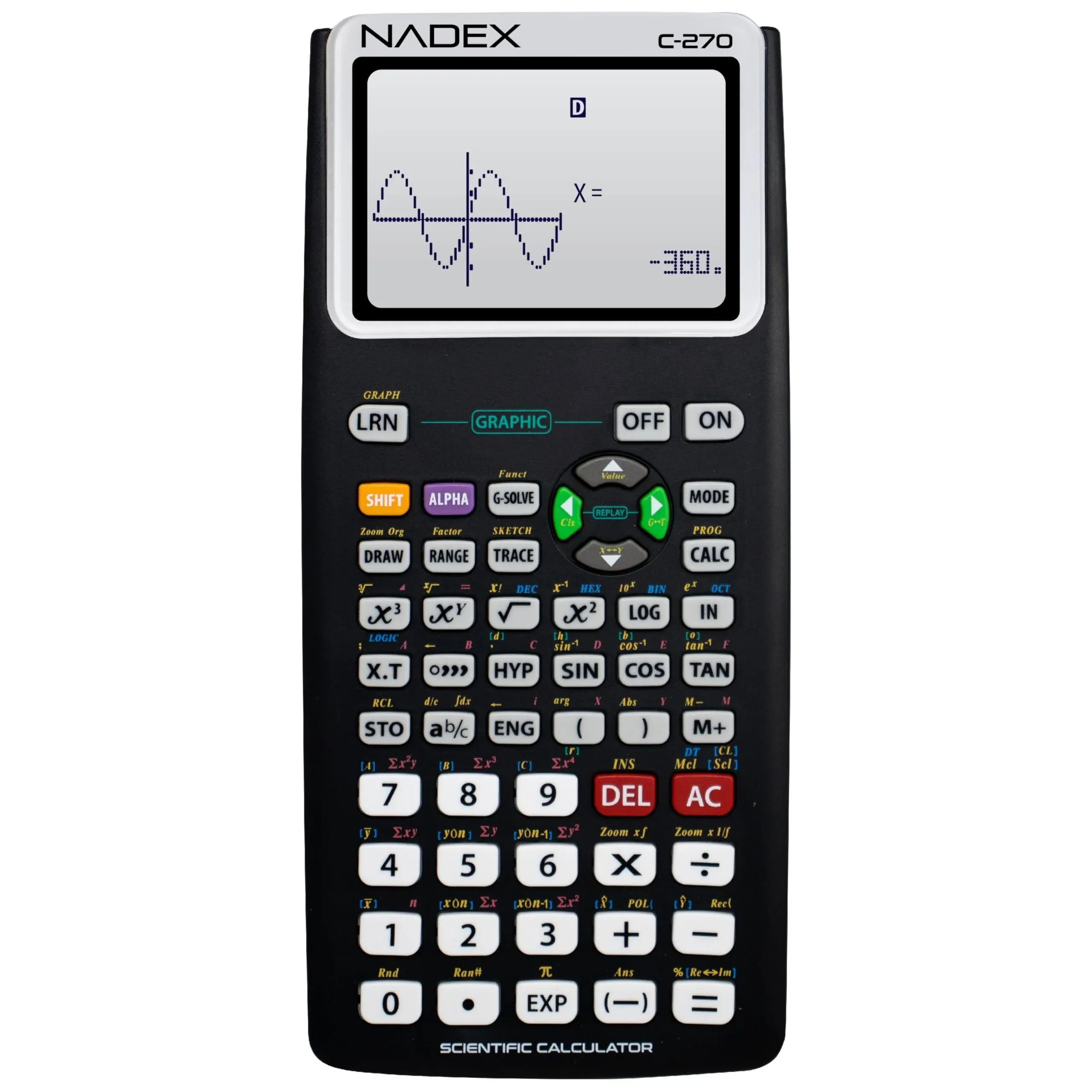 Calculator Scientific Advanced Mathematics Graph Functions College, High School