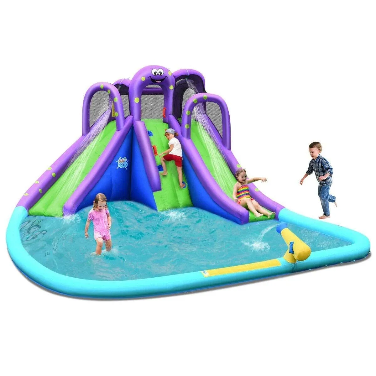 Inflatable Water Park Mighty Bounce House with Pool