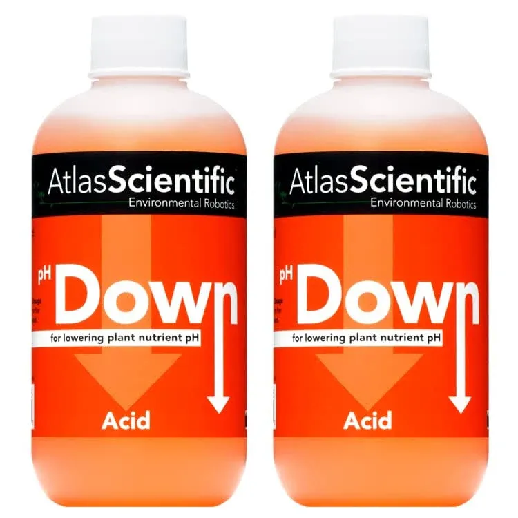 Atlas Scientific pH Down Two Pack 250ml (16oz Total) 