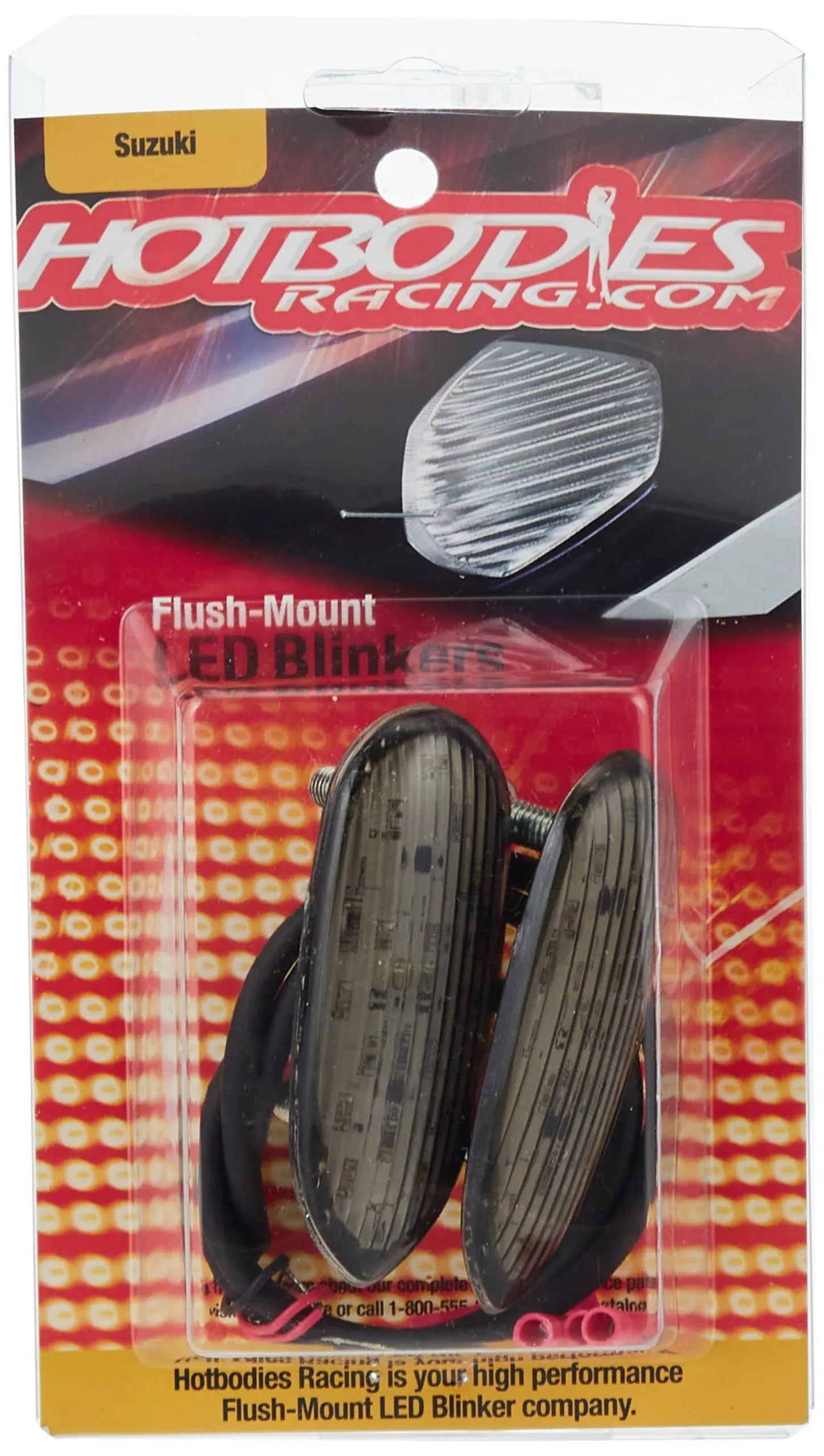 Hotbodies Flush Mount Turn Signal/Mirror Block Off Smoke #S06GS-SIG-SMK