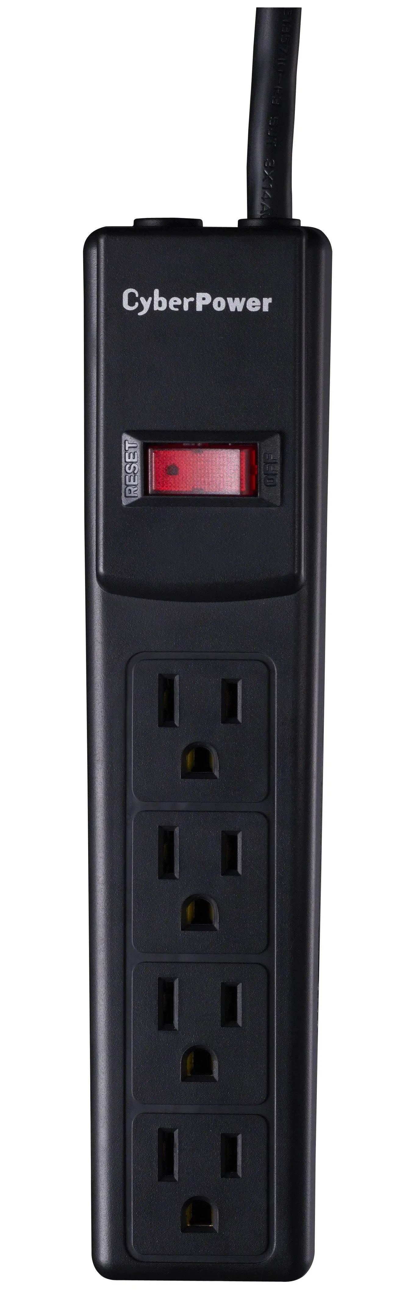 CyberPower CSB404 4AC outlet(s) 125V 1.2m Black surge protector