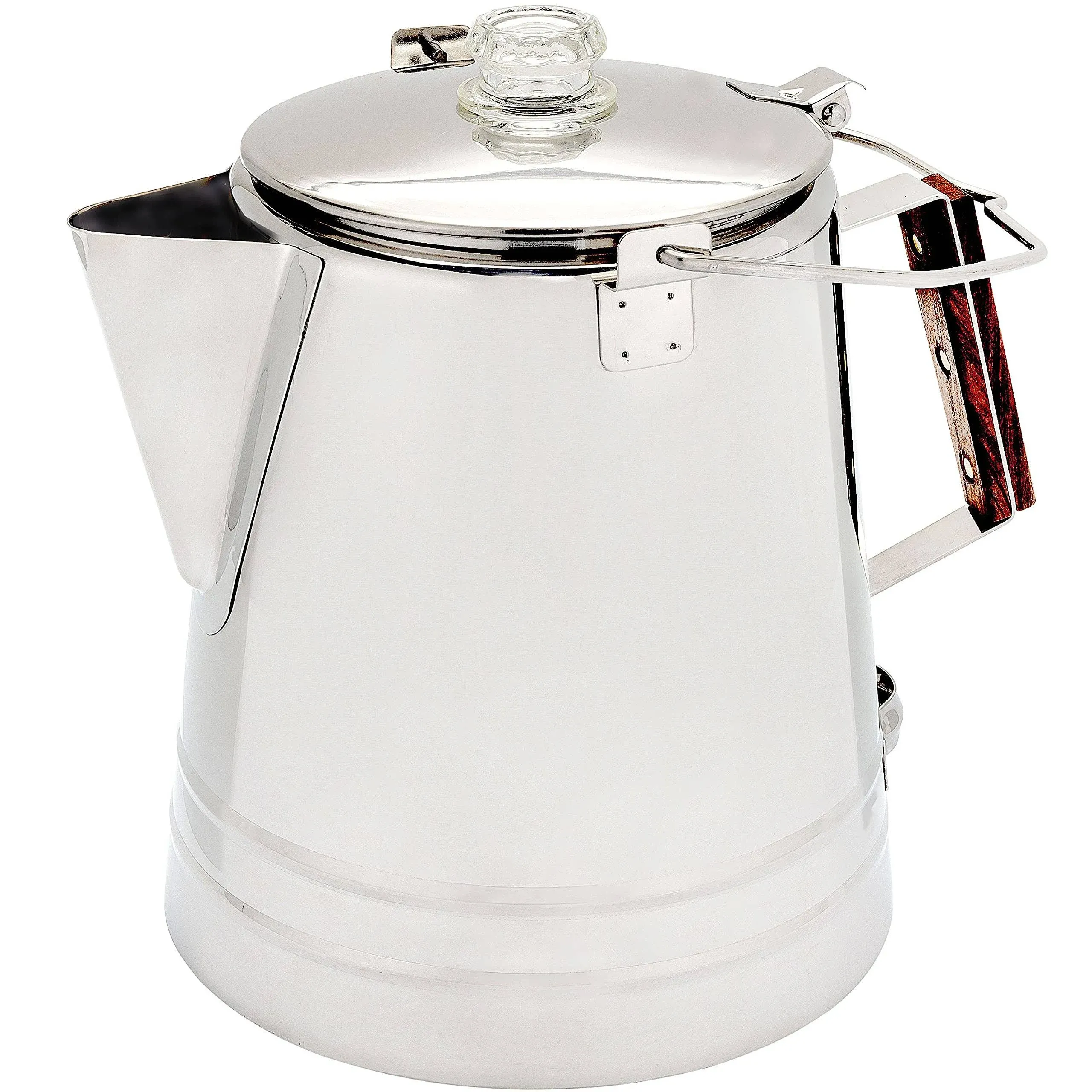 Scoutmaster Camping Coffee Pot - Campfire Coffee Pot - Huge Stainless Steel Camp