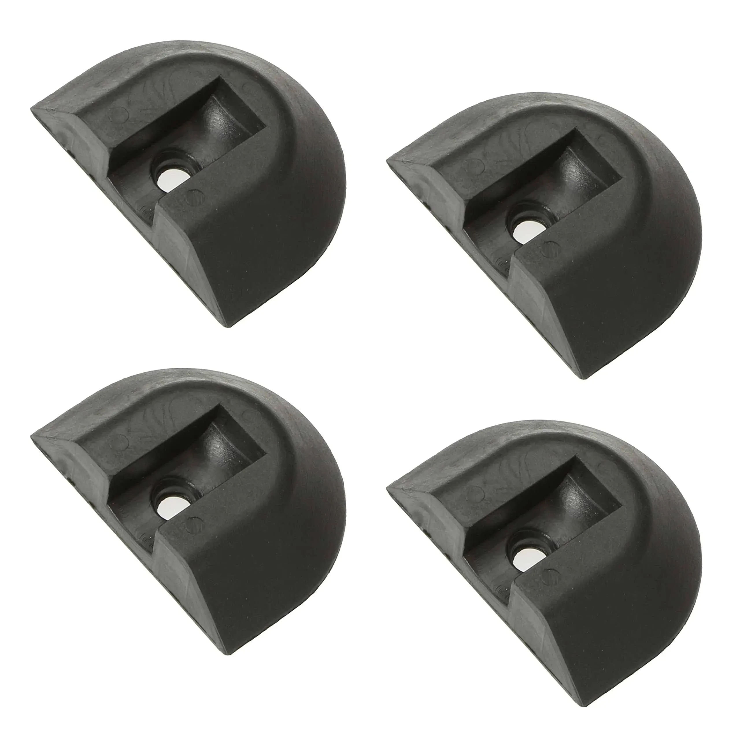 US Cargo Control Angled End Caps for L Track Rails (4-Pack), Eliminates Sharp Edges On Angled L Track Ends, Easily Roll Motorcycles, ATVs, and Other Wheeled Cargo Over L Track Angled Rails