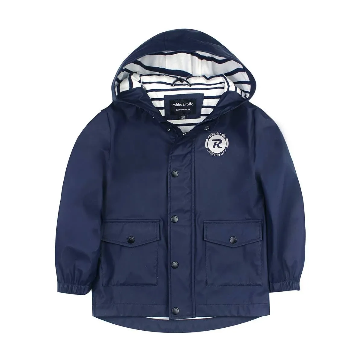 Boys' Waterproof Rubber Slicker Rain Jacket