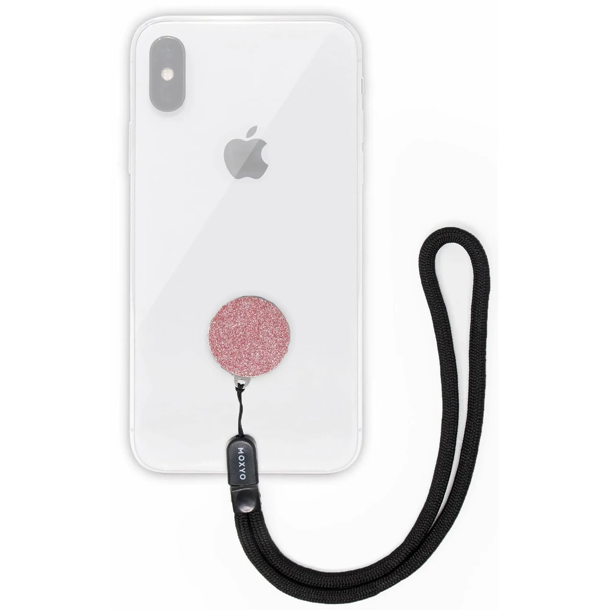 Moxyo Zigi Band Universal Smartphone Lanyard - Rose Gold Glitter