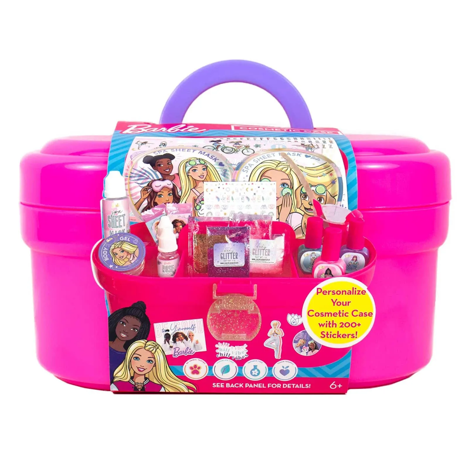 Barbie Pink Cosmetic Case, 11 in. x 7 in. x 5.75 in.