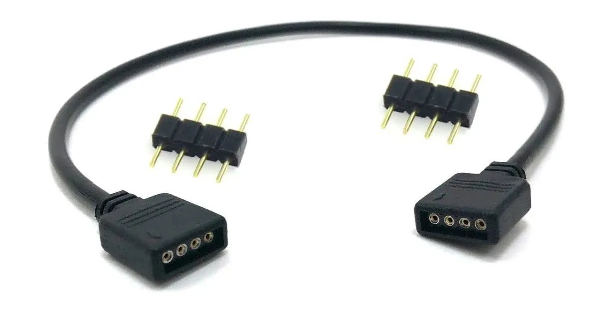 Micro Connectors F04-rgb0130-2p 30cm RGB Extension Cable - 2 per Pack