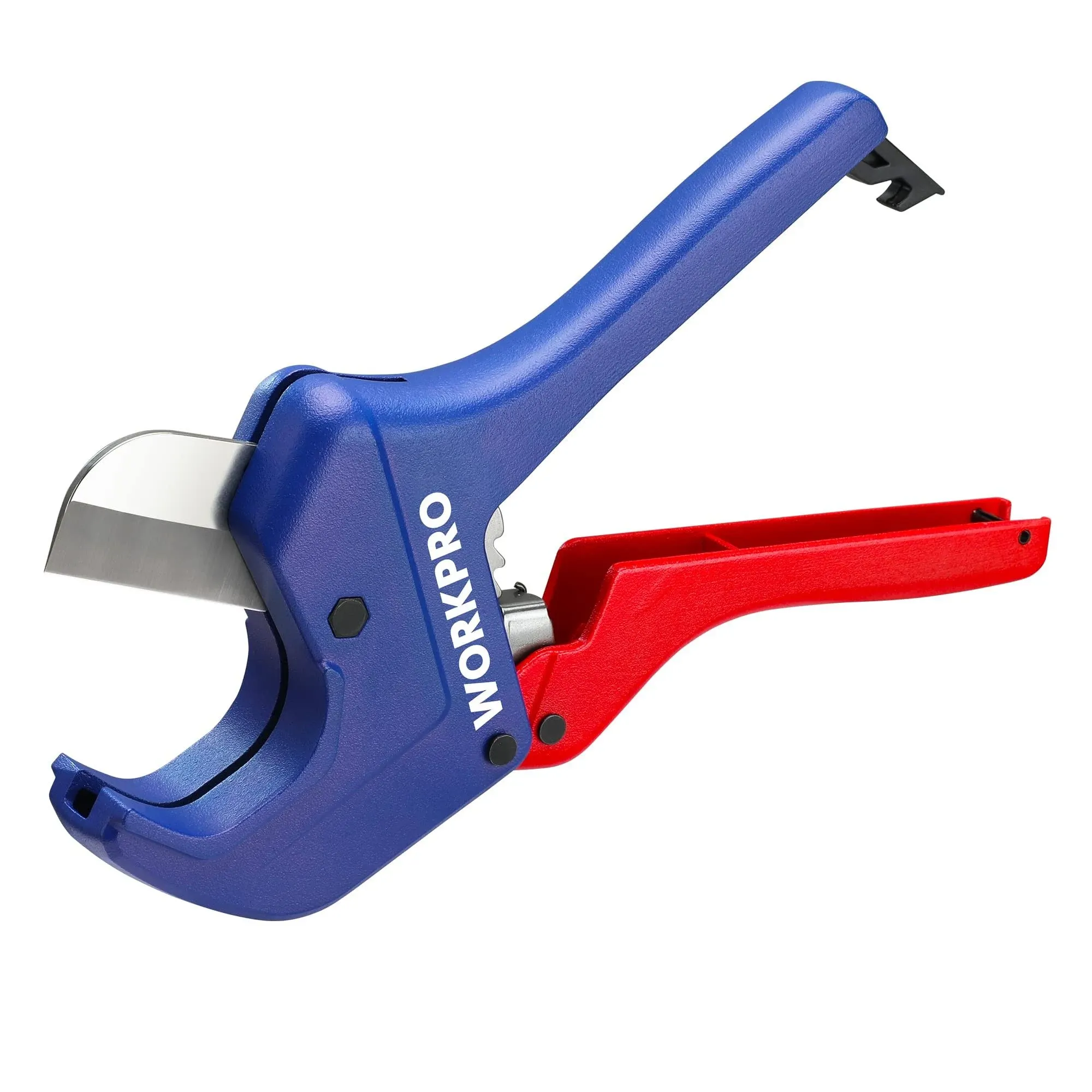 WorkPro Ratchet PVC Pipe Cutter Tool, Up to 2-1/2", PEX Cutting Tool for Cutting ...