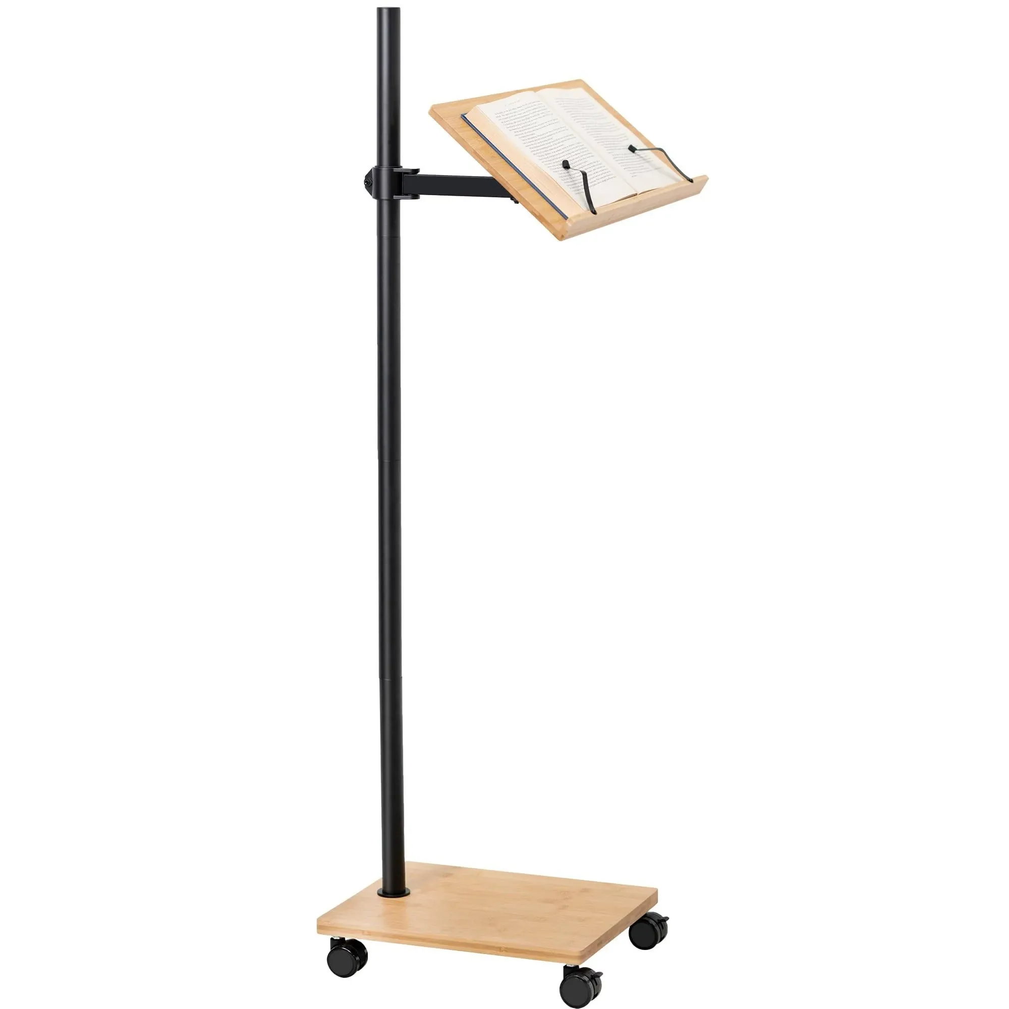 Vivo 16 inch Mobile Bamboo Book Stand